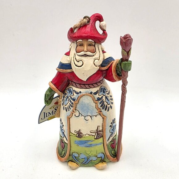 Jim Shore 2013 Heartwood Creek Dutch Santa Ornament Figurine Collectible 4034400 - Picture 1 of 9